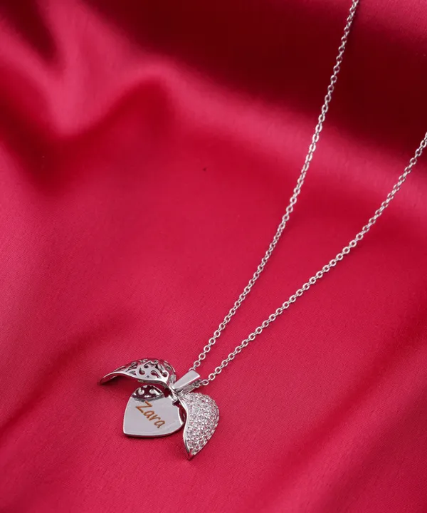 Lovely_Name_Engraved_Heart_Pendant_(Silver