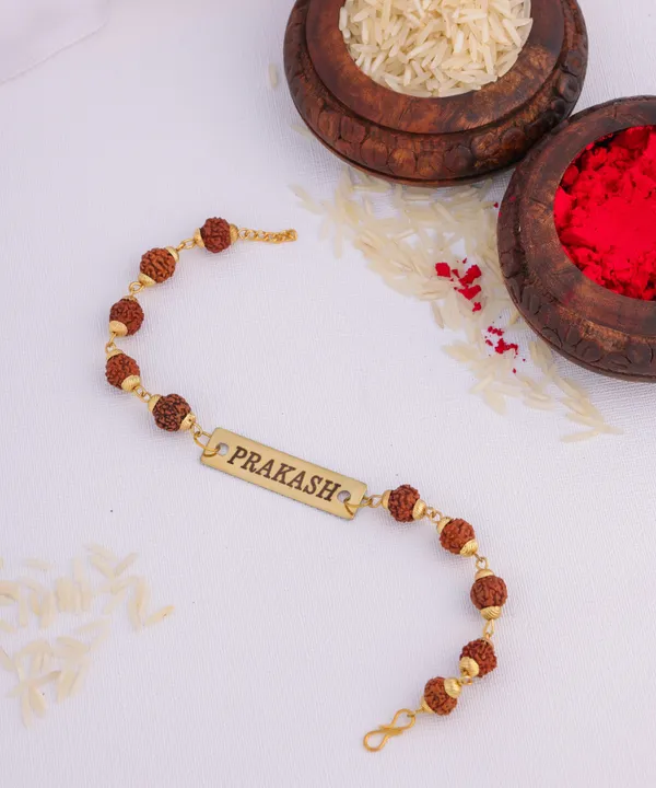 Customized_Rakhi_With_Rudraksha_Bracelet