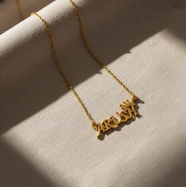 Stylish_Name_Necklace_With_Crown