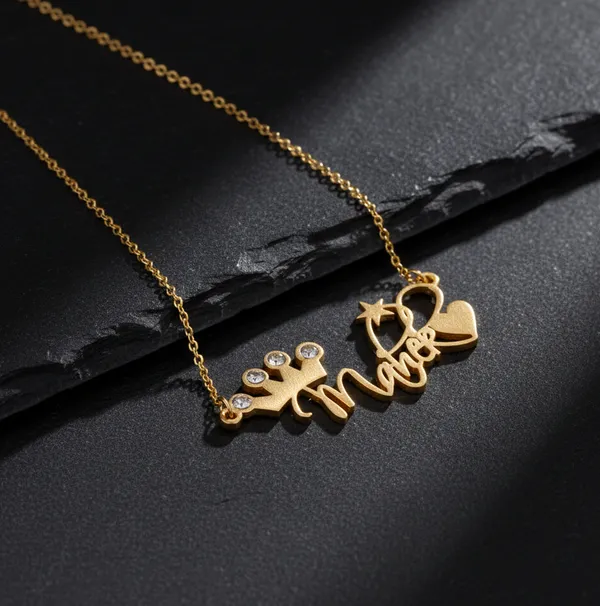 Exquisite_Necklace_With_Heart,_Star_And_Crown