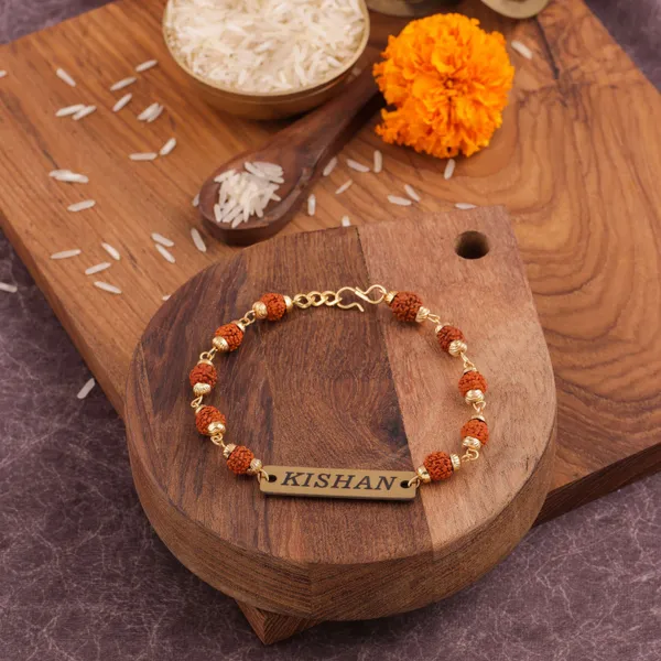 Customized_Rakhi_With_Rudraksha_Bracelet