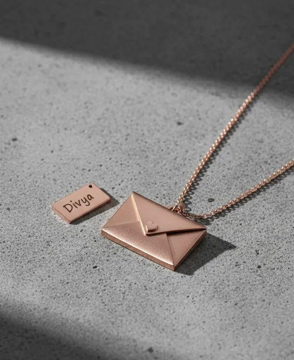 Rose_Gold_Envelope_Pendant_Necklace_For_Women