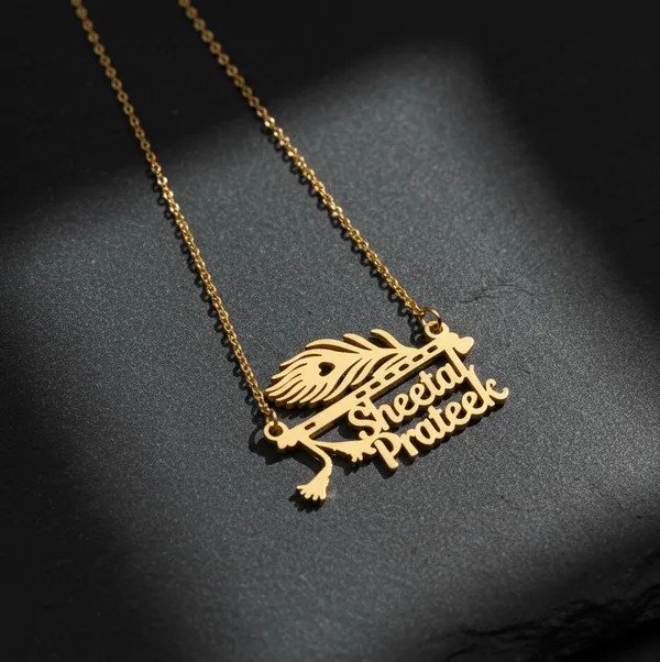 Luminous_Customized_Name_Pendant_Necklace_With_Feather
