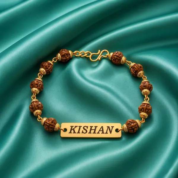 Customized_Rakhi_With_Rudraksha_Bracelet