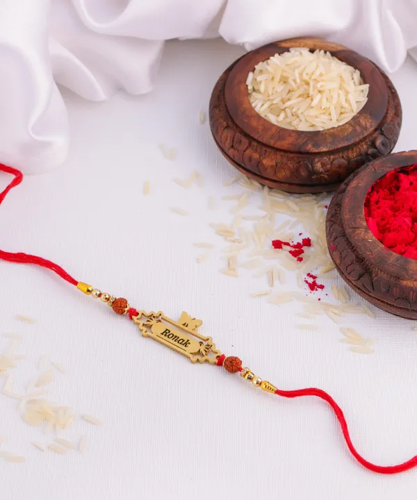Traditional_Red_Thread_Rakhi_With_The_Name