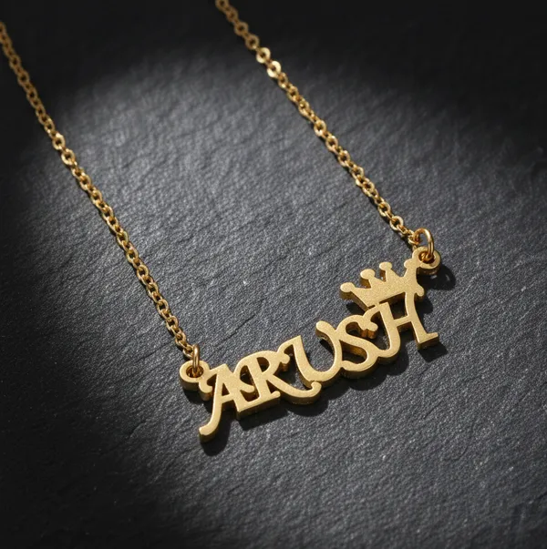 Stylish_Name_Necklace_With_Crown