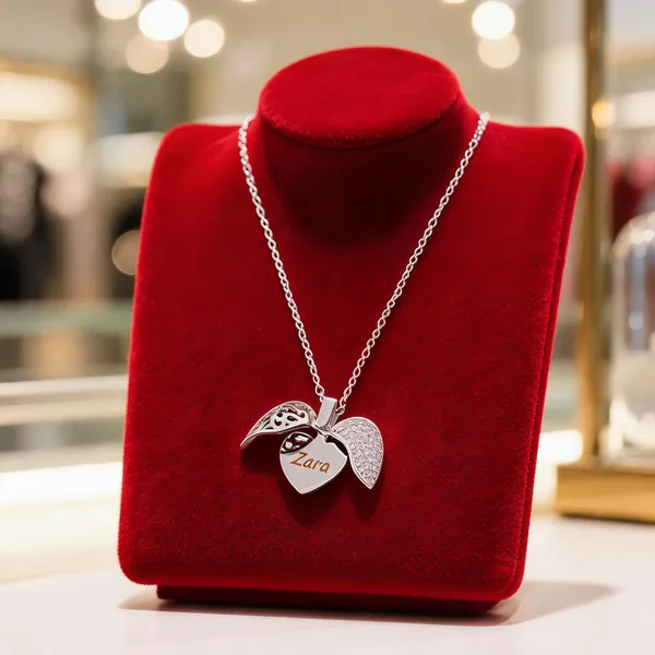 Lovely_Name_Engraved_Heart_Pendant_(Silver