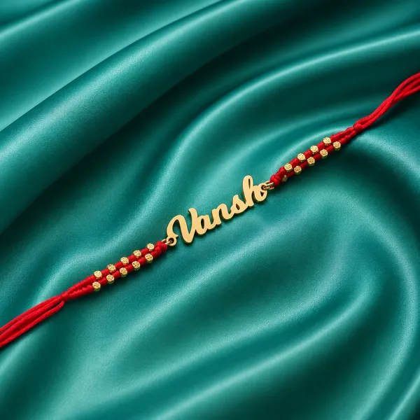 Customized_Rakhi_Of_Double_Red_Thread_For_Brother