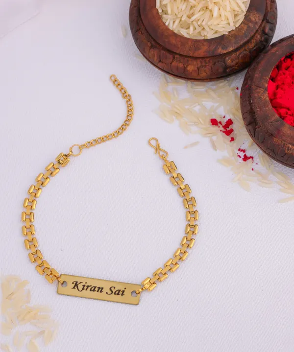 Customized_Rakhi_With_Lock_Chain