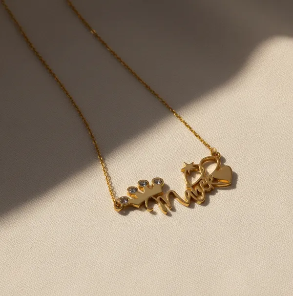 Exquisite_Necklace_With_Heart,_Star_And_Crown