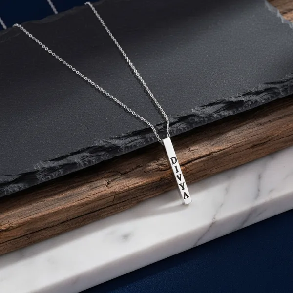 Silver_Tone_Engraved_Bar_Pendant_Necklace