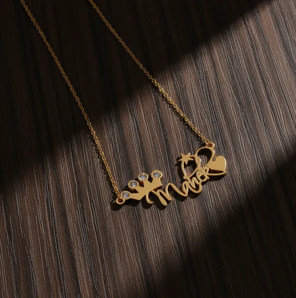 Exquisite_Necklace_With_Heart,_Star_And_Crown