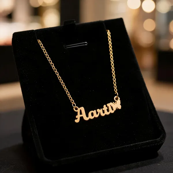 Elegant_Name_Pendant_Necklace_With_Butterfly_Charm