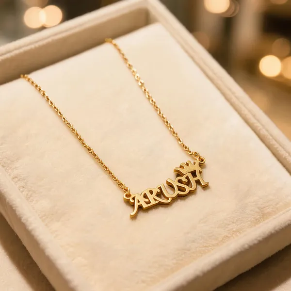 Stylish_Name_Necklace_With_Crown