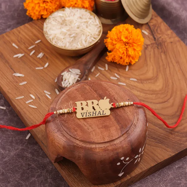 Personalized_Stylish_Threads_Engraved_Apple_Rakhi