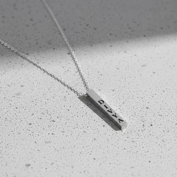 Silver_Tone_Engraved_Bar_Pendant_Necklace