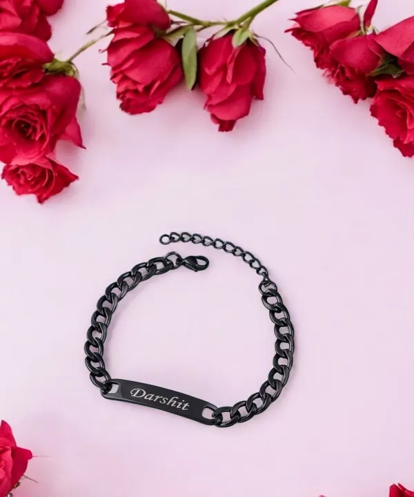 Black_Link_Chain_Bracelet_For_Men