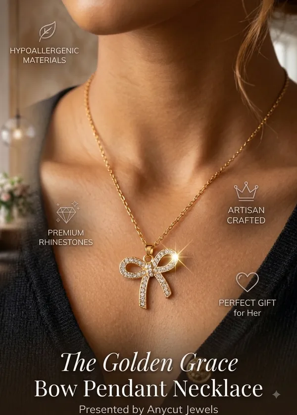 Golden_Grace_Bow_Pendant_Necklace