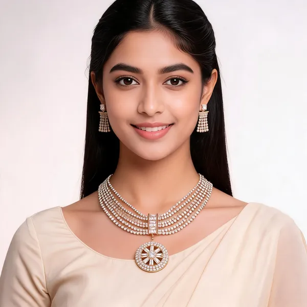 Gold_Tone_Alloy_Stone_Studded_Layered_Necklace_Set_For_Women