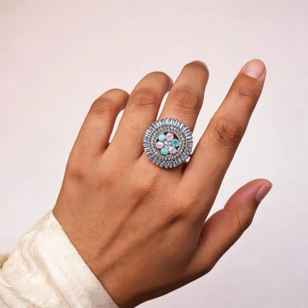 Silver_Tone_Alloy_Stone_Embellished_Round_Brooch_For_Women