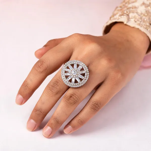 Multicolor_Alloy_Sunburst_Stone_Ring_For_Women