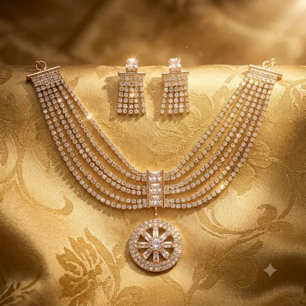 Gold_Tone_Alloy_Stone_Studded_Layered_Necklace_Set_For_Women