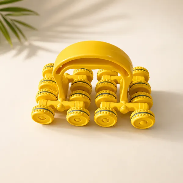 Yellow_8-Wheel_Massage_Roller_For_Body_And_Muscle_Relief