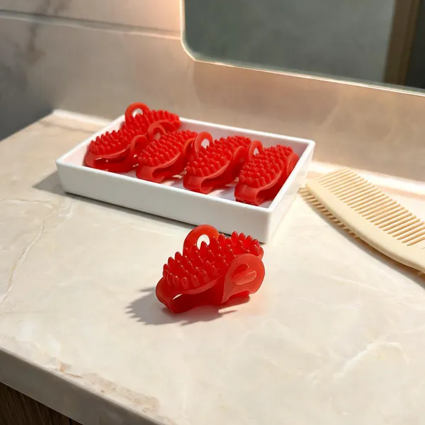 Red_And_Yellow_FishShaped_Hair_Clips_For_Kids_And_Adults__Pack_Of_6