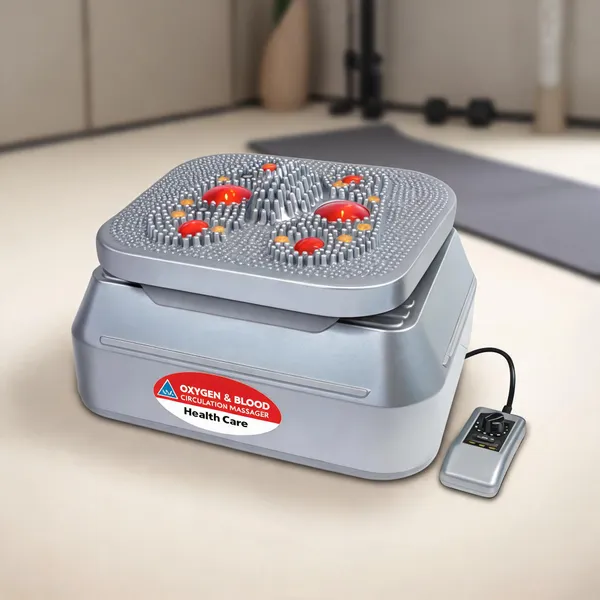 Grey_Oxygen_&_Blood_Health_Care_Chi_Machine_Full_Body_Vibration_Massager_With_Remote_Control