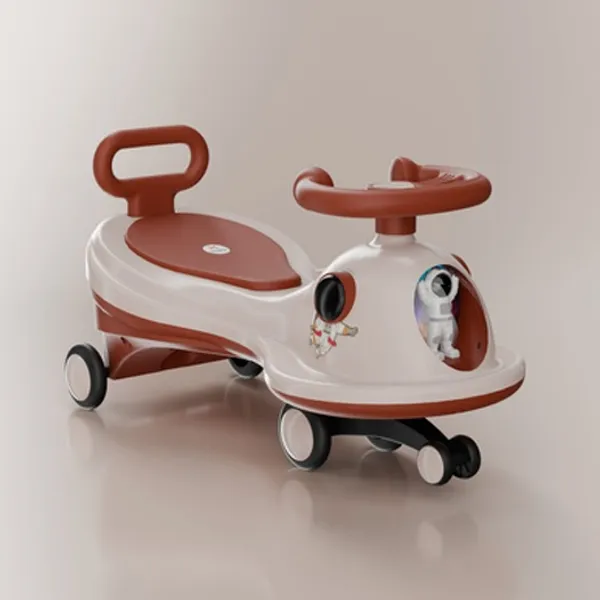 White_And_Brown_Ride_On_Toy_Car_For_Toddlers