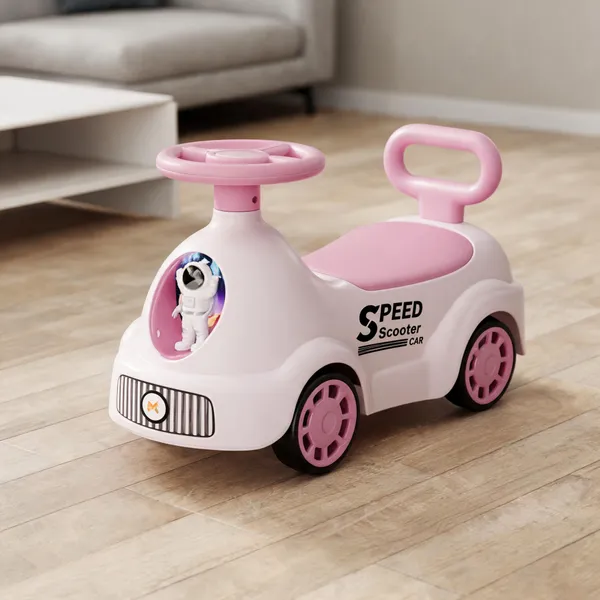 Pink_White_Push_Ride_On_Car_For_Toddlers