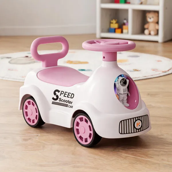 Pink_White_Push_Ride_On_Car_For_Toddlers