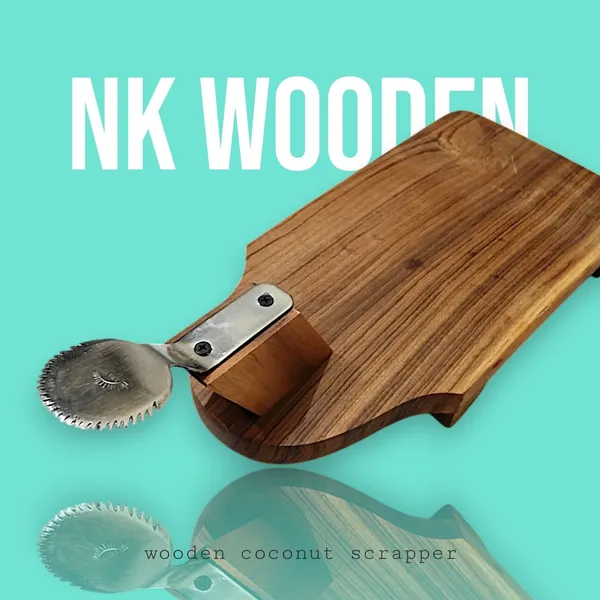 Wood_Kitchen_Coconut_Scraper