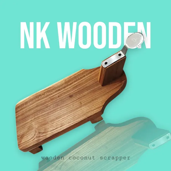 Wood_Kitchen_Coconut_Scraper