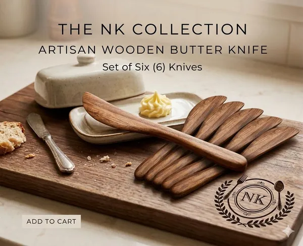Wood_Kitchen_Brown_Tong_Set_Pack_Of_6