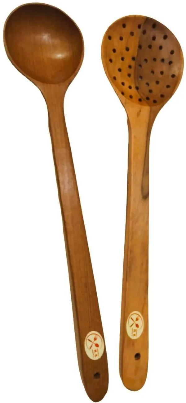 NKW_KITCHEN_TOOL_SET_OF_5_Kitchen_Tool_Set_(Brown,_Tong,_Cooking_Spoon,_Skimmer,_Spatula,_Baking_Tools)