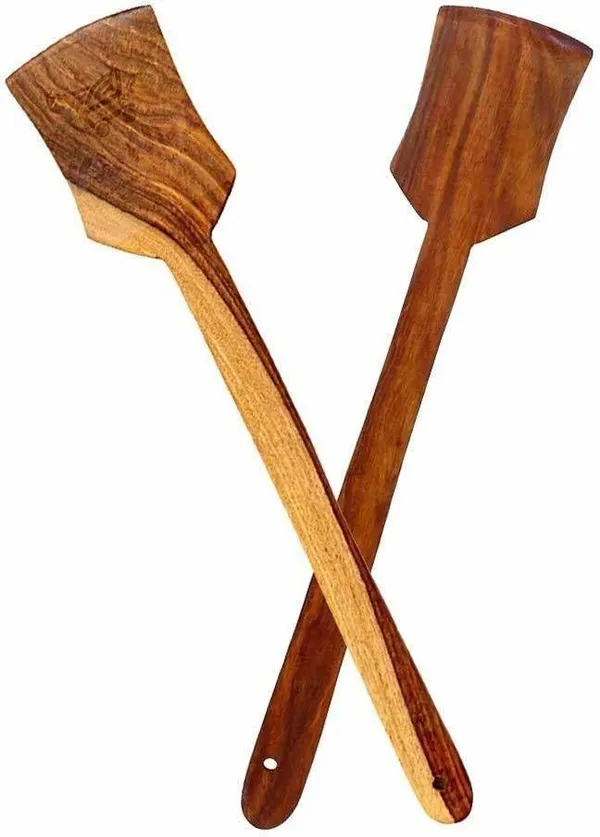 Wood_Kitchen_Brown_Rolling_Pin_&_Board_Set_Pack_Of_2