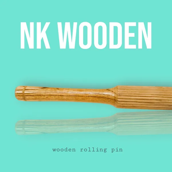 Wood_Kitchen_Rolling_Pin_&_Board_Set_11_Inch