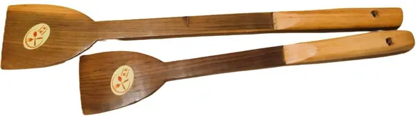 Teak_Wood_White_Handle_Cooking_Spatula_Set_Of_2
