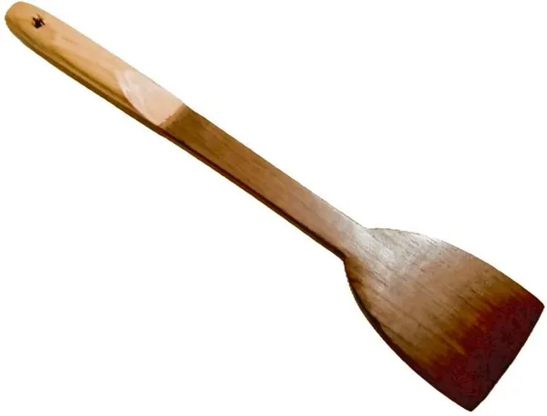 Teak_Wood_White_Handle_Cooking_Spatula_Set_Of_2
