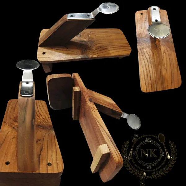 Wood_Handcrafted_Tabletop_Coconut_Scraper
