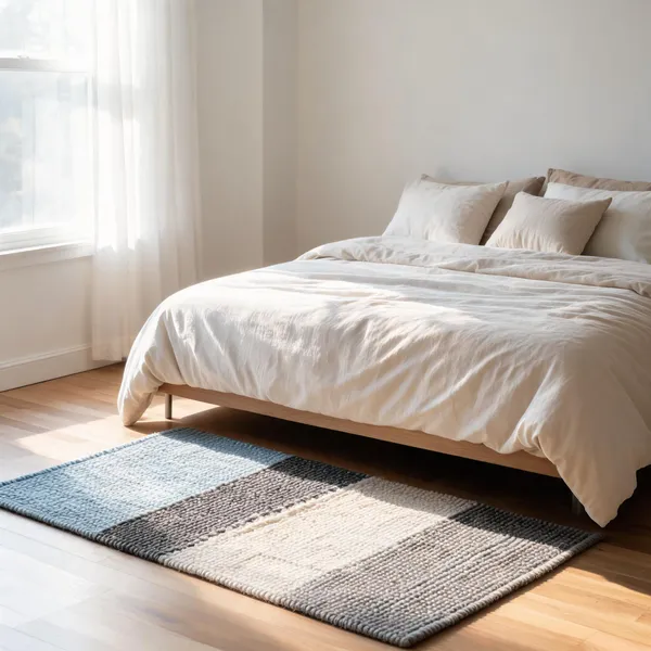 Multicolor_95%_Wool,_5%_Cotton_Rug_For_Indoor
