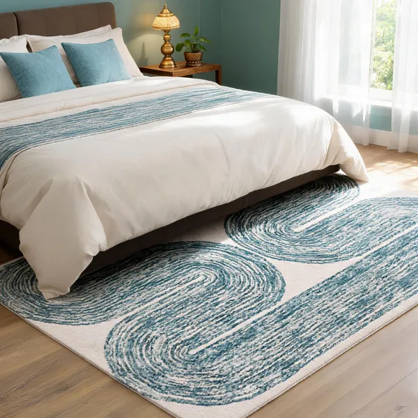 Denim_Blue_95%_Wool,_5%_Cotton_Rug_For_Indoor