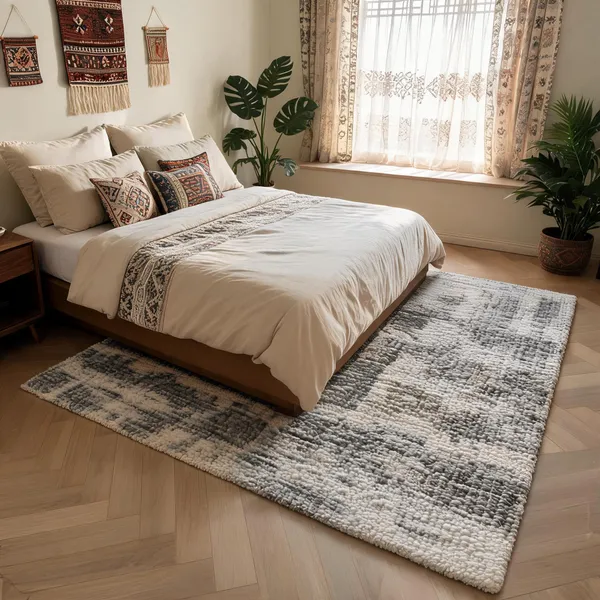Stone_Grey_95%_Wool,_5%_Cotton_Rug_For_Indoor