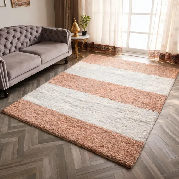 Multicolor_95%_Wool,_5%_Cotton_Rug_For_Indoor