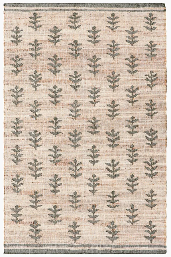 Woven_Beige_Botanical_Leaf_Pattern_Area_Rug