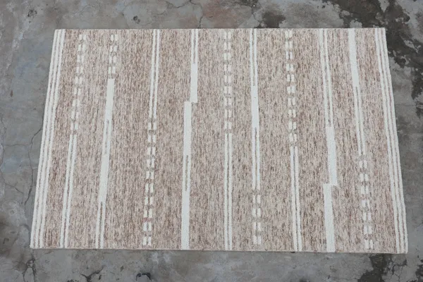 Beige_Woven_Textured_Striped_Area_Rug