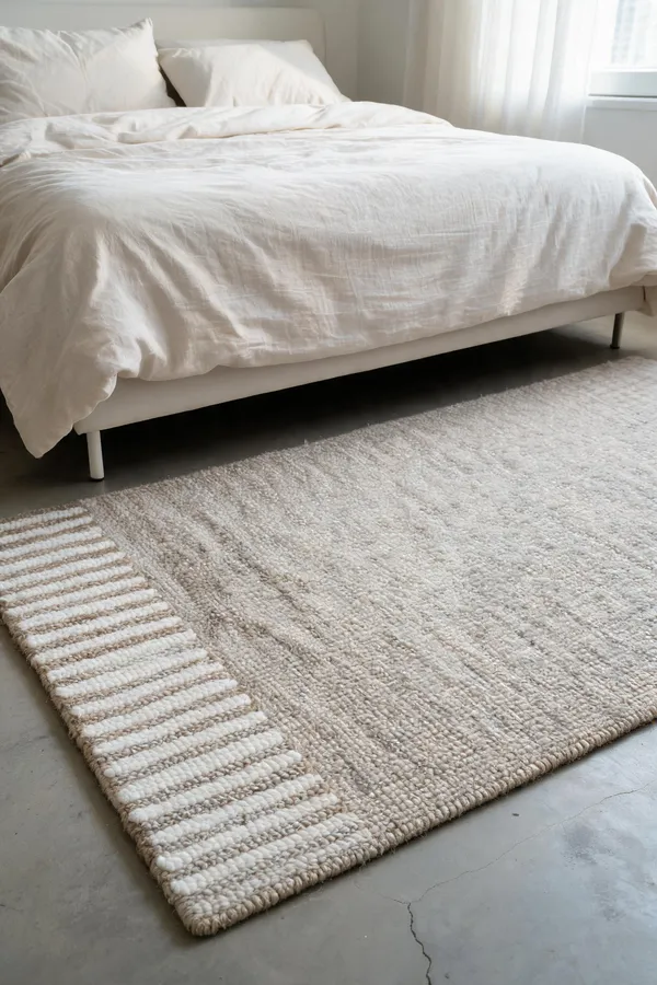 Beige_95%_Wool,_5%_Cotton_Rug_For_Indoor