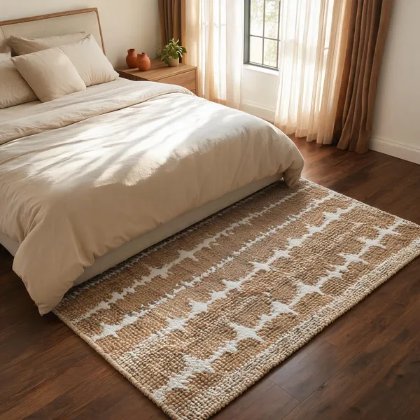 Beige_&_White_85%_Jute,_10%_Wool,_5%_Cotton_Rug_For_Indoor