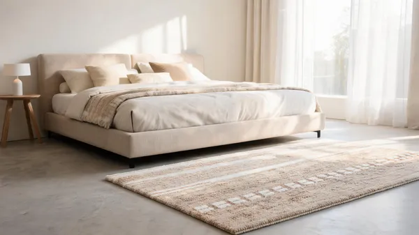 Tan_95%_Wool,_5%_Cotton_Rug_For_Indoor
